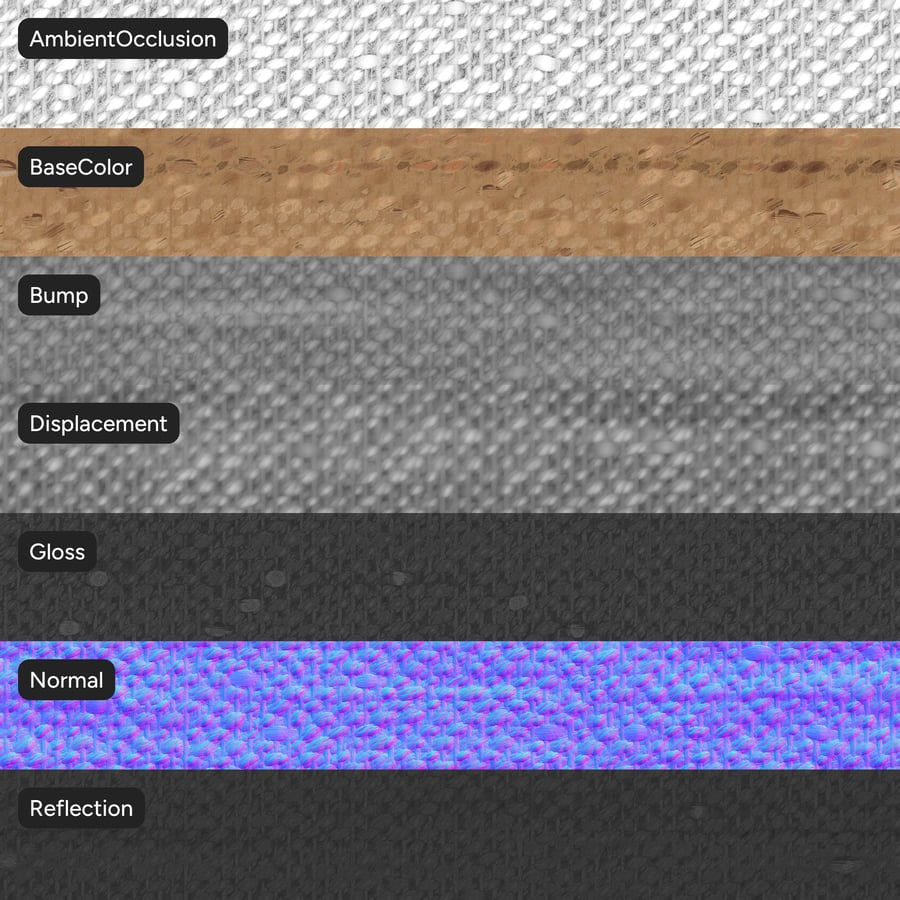 Jute Rug Wicker Texture