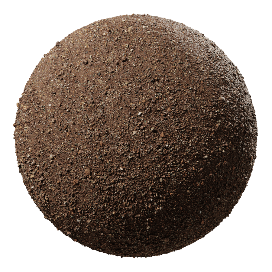 Coarse Gravel on Dirt Texture