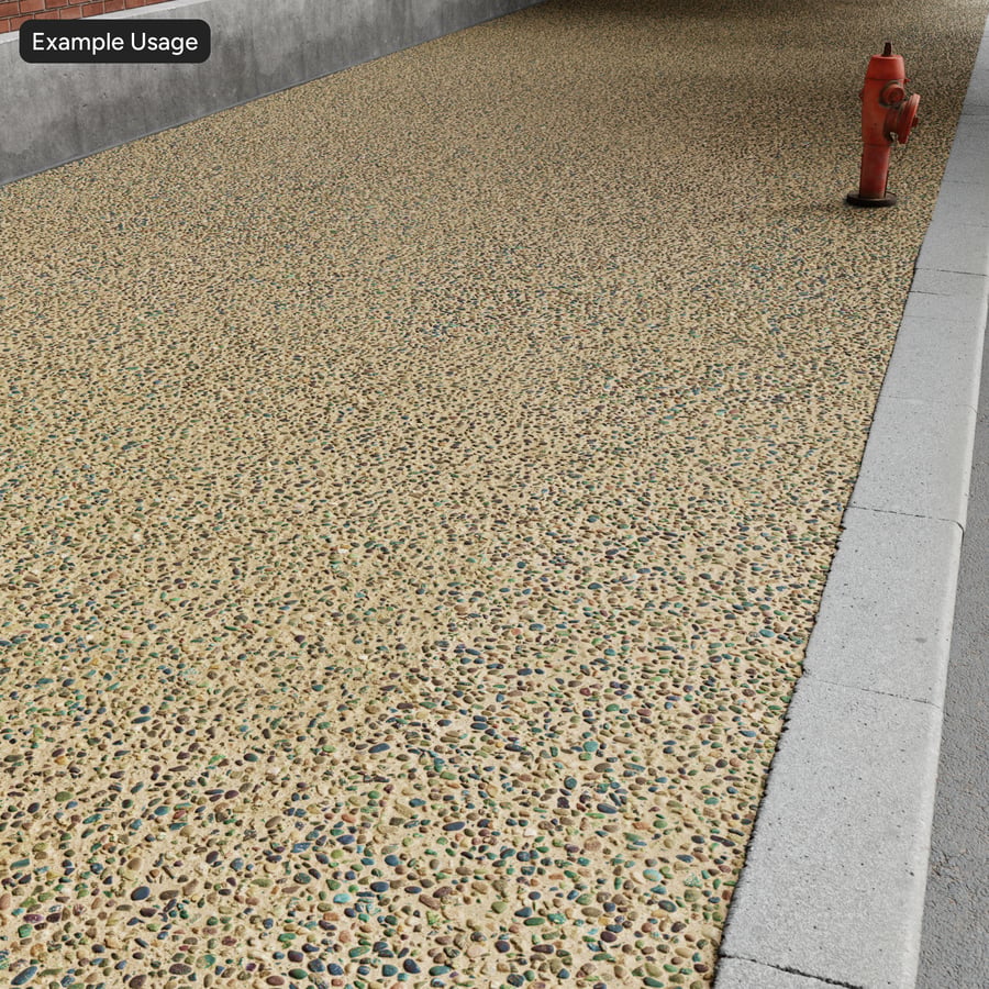Aggregate Paver Texture, żółty