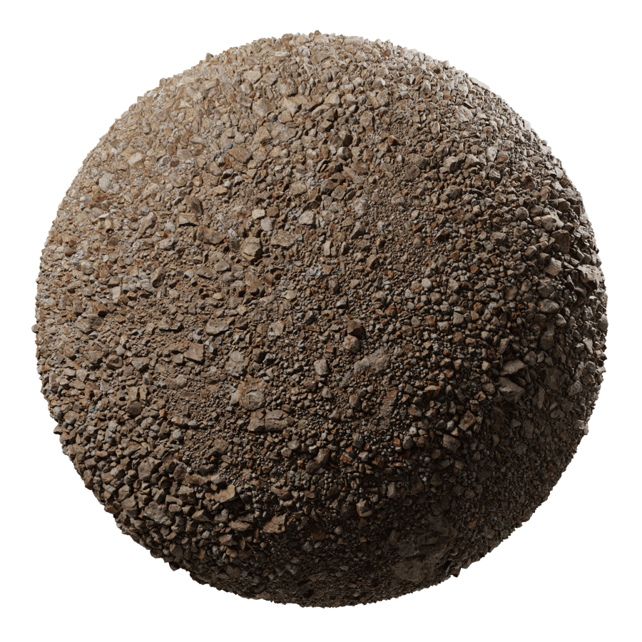 Mixed Rock on Dirt Texture