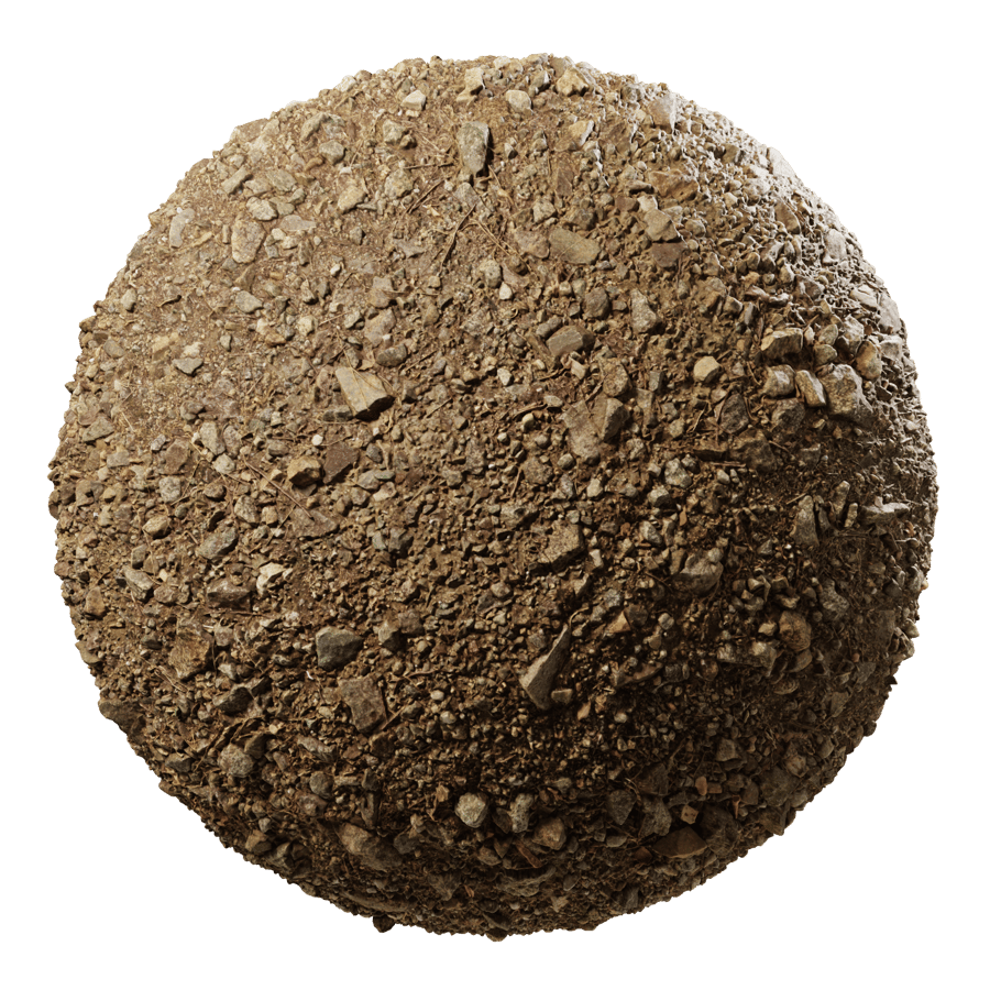 Large Rocks on Dirt Texture