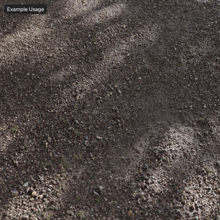 Texture des petits rochers sur la terre
