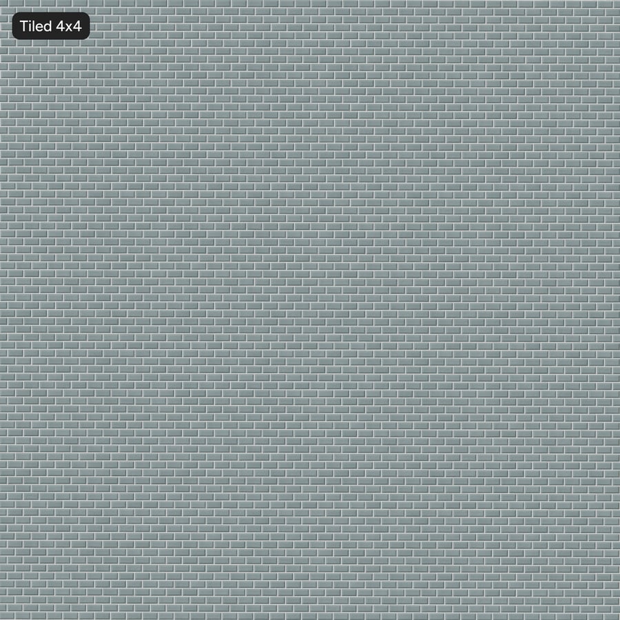 Rectangular Offset Ceramic Glossy Tile Texture, Oslo Grey