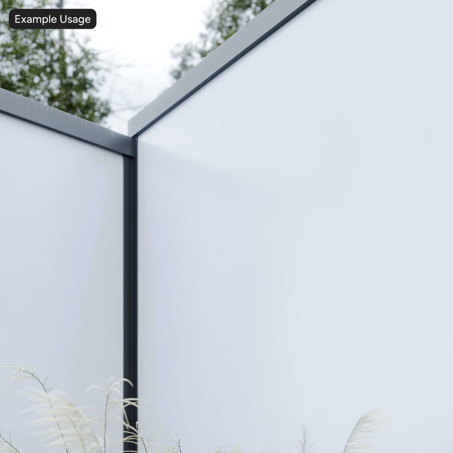 Rivestimento metallico, bianco