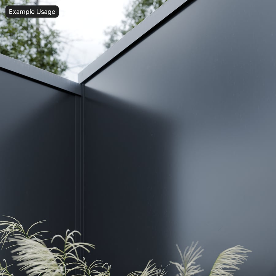 Metal Frame Texture, Charcoal Black
