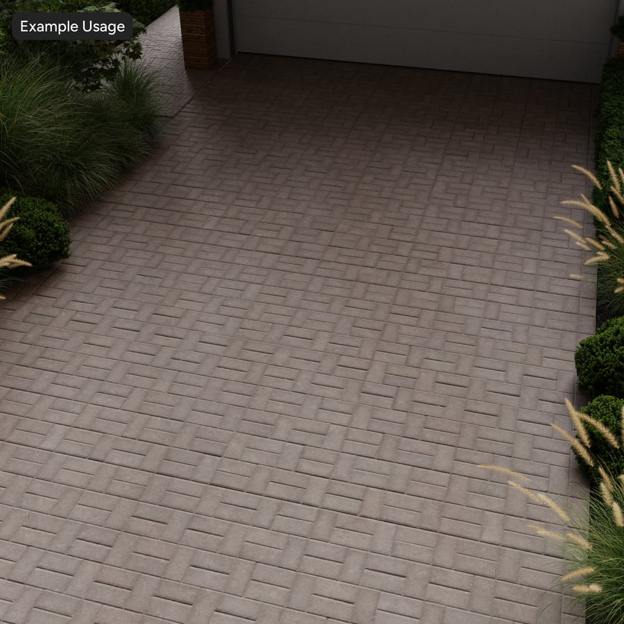 Basketweave Concrete Paver Texture