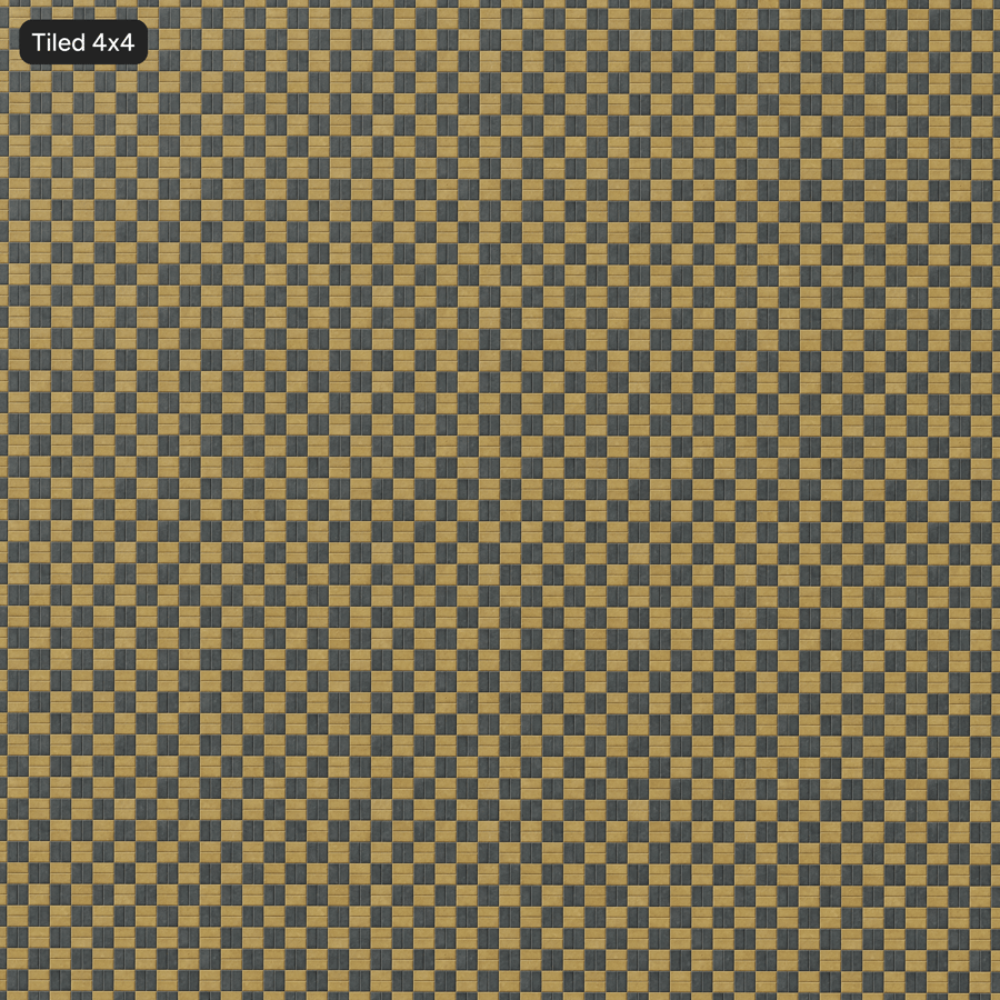 Textura betonové dlažby Basketweave, šachovnicově žlutá