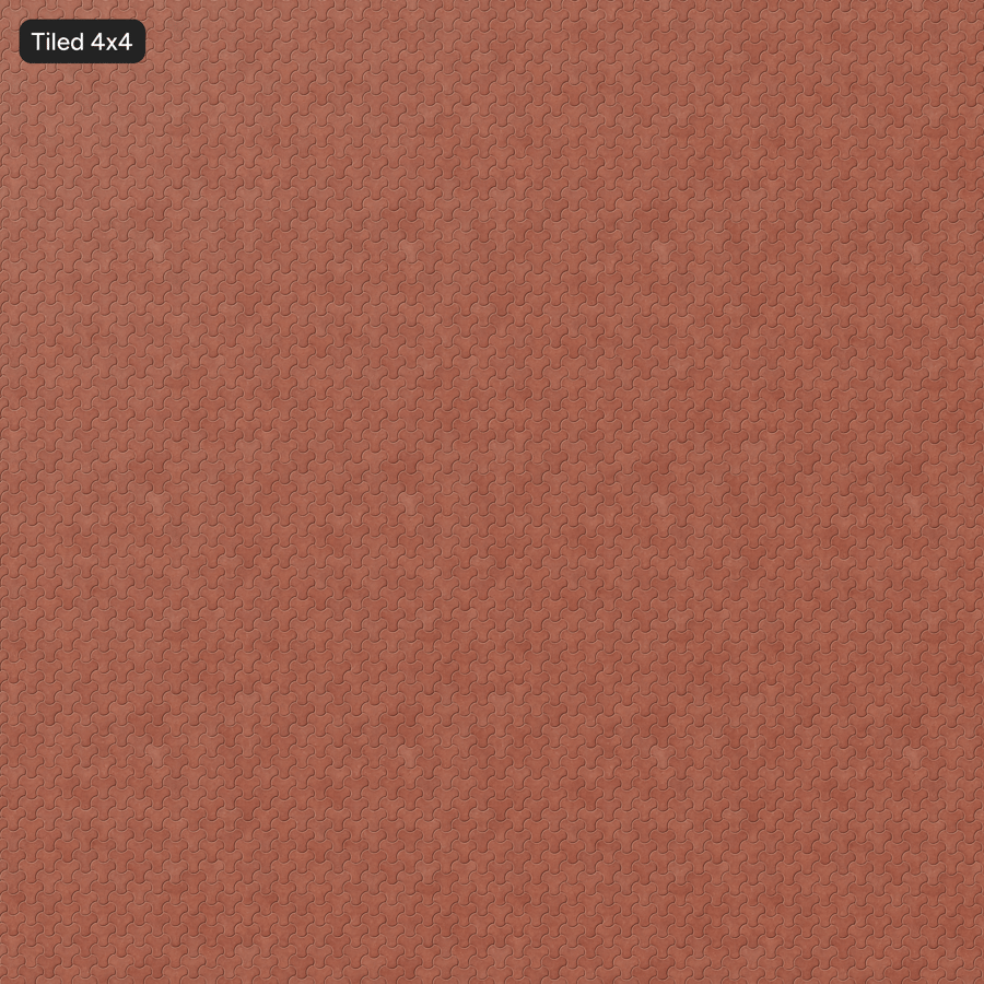 Milano Paver Texture, vermelho