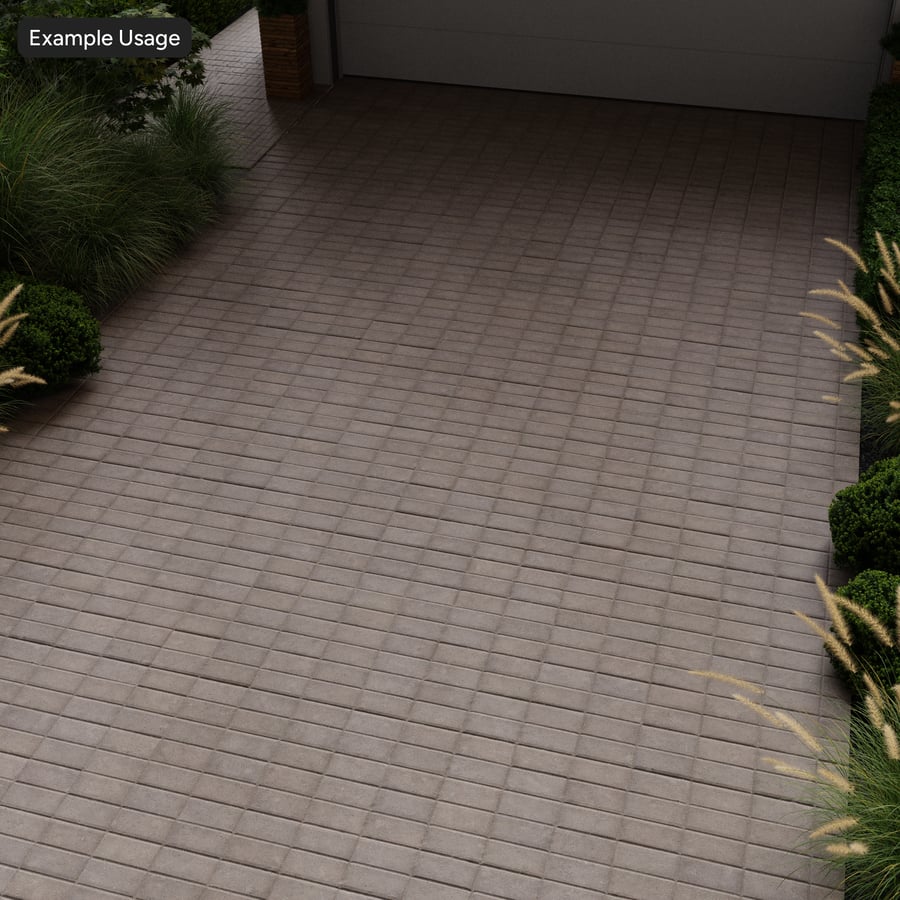 Stacked Concrete Block Paver Texture, Grey