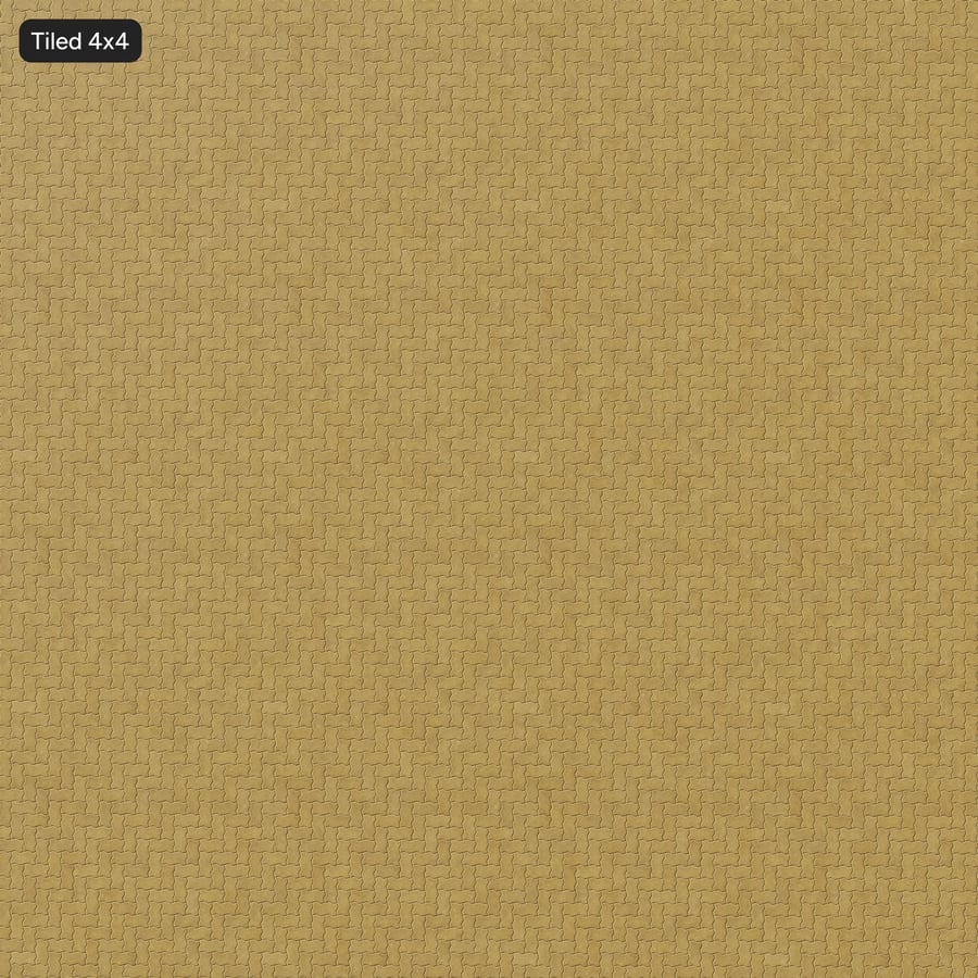 Zigzag Herringbone Paver Texture, Yellow