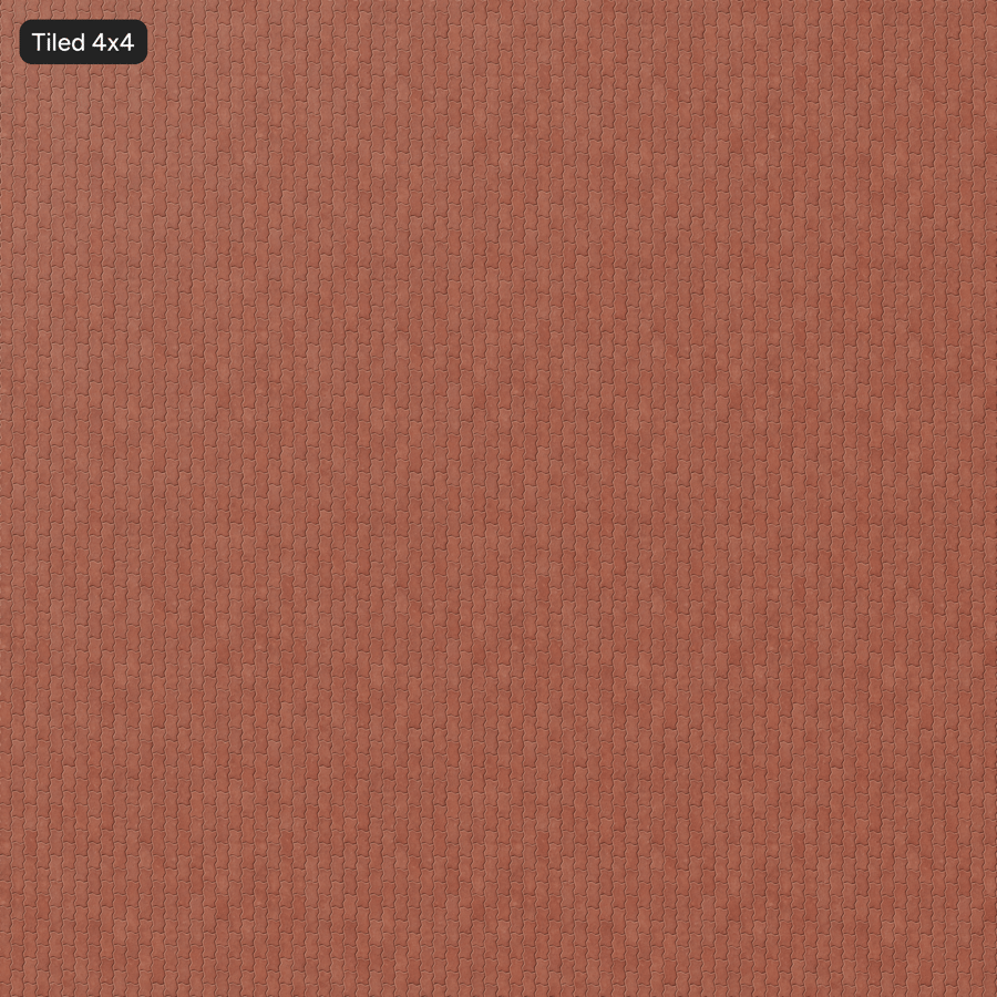 Zigzag Running Paver Texture, czerwony