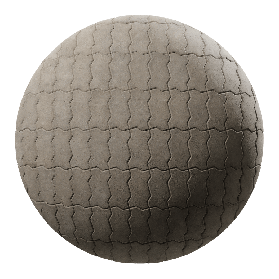 Zigzag Stacked Paver Texture, Gris
