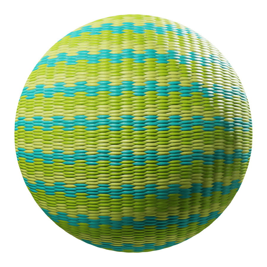 Elastic Lime Cord Texture, Green