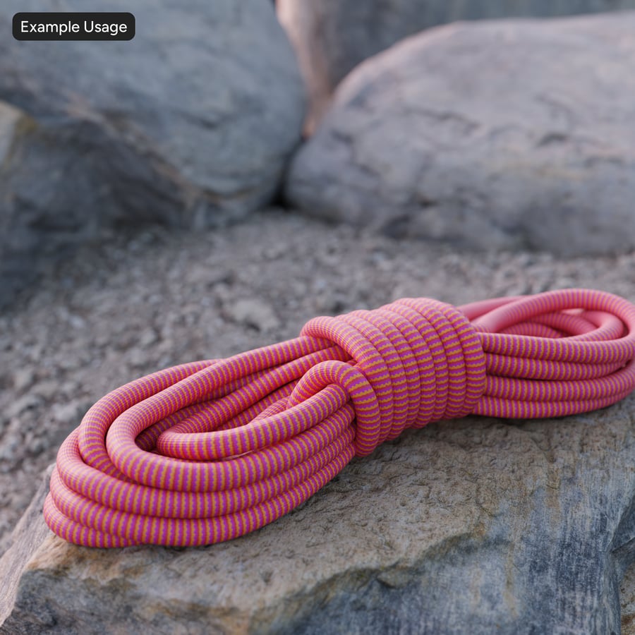 Elastisch tropisch koord, roze