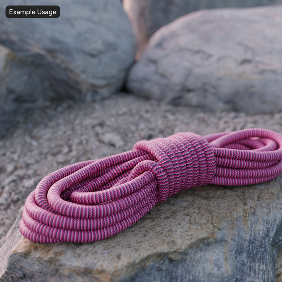 Cordón elástico para casa de muñecas Textura, Rosa