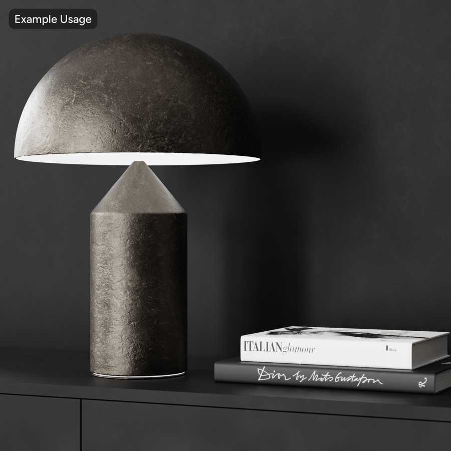 Handgegossene Metallic Textur, Hellbraun