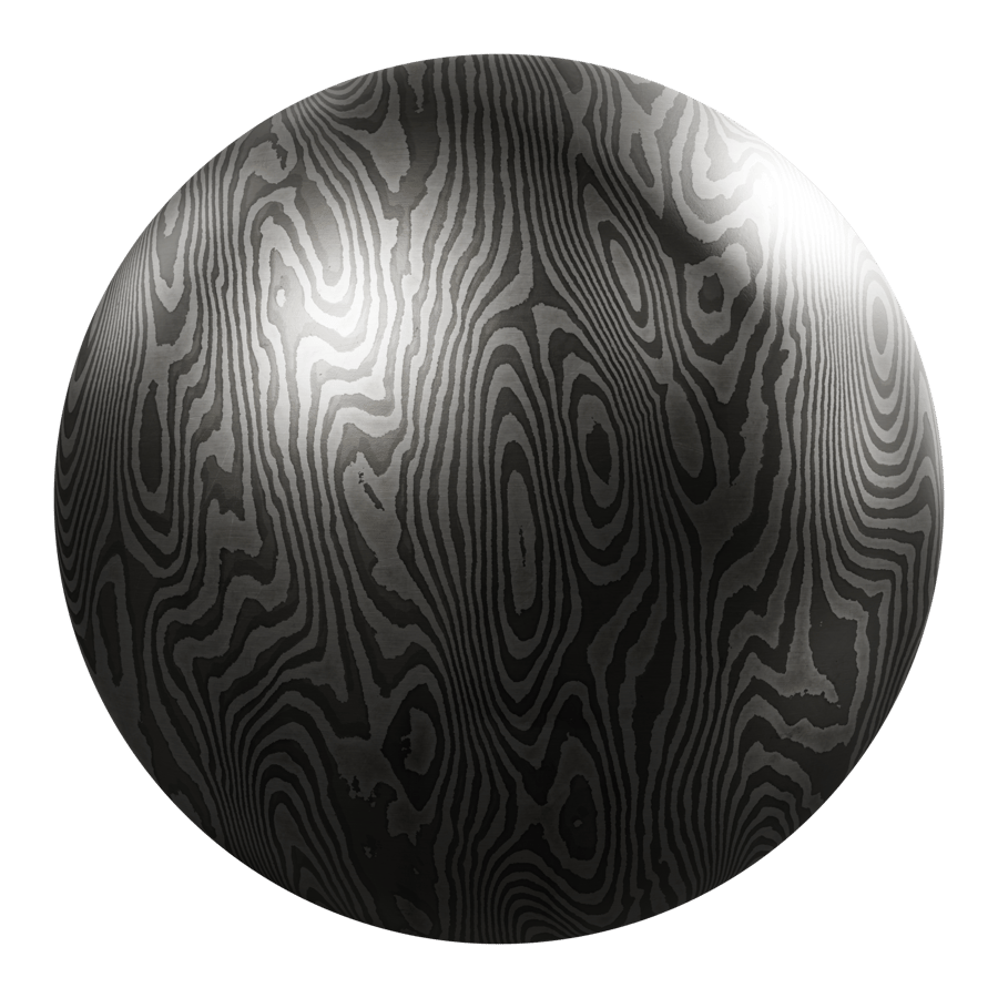 Tekstur Logam Baja Damaskus Metallic