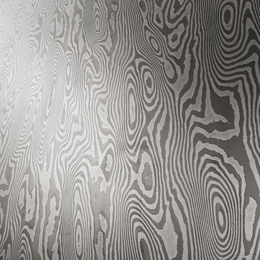 Tekstur Logam Baja Damaskus Metallic