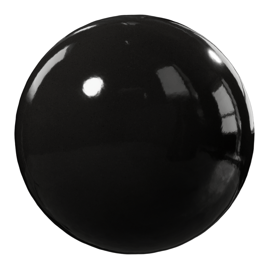 Enameled Texture, Black