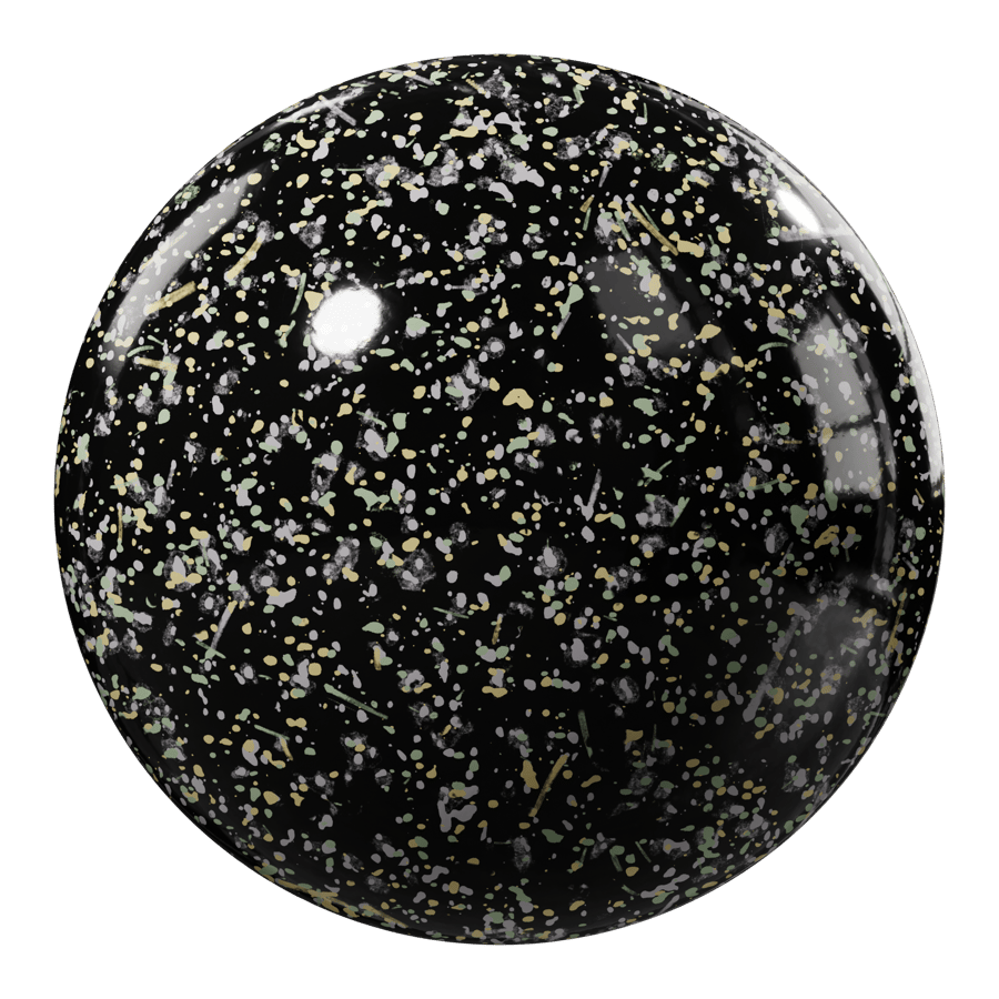 Gesprenkelte, metallische Textur, Black Starlight
