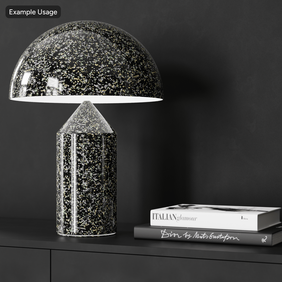 Gesprenkelte, metallische Textur, Black Starlight