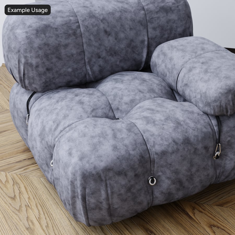 Acid Suede Texture, Grey