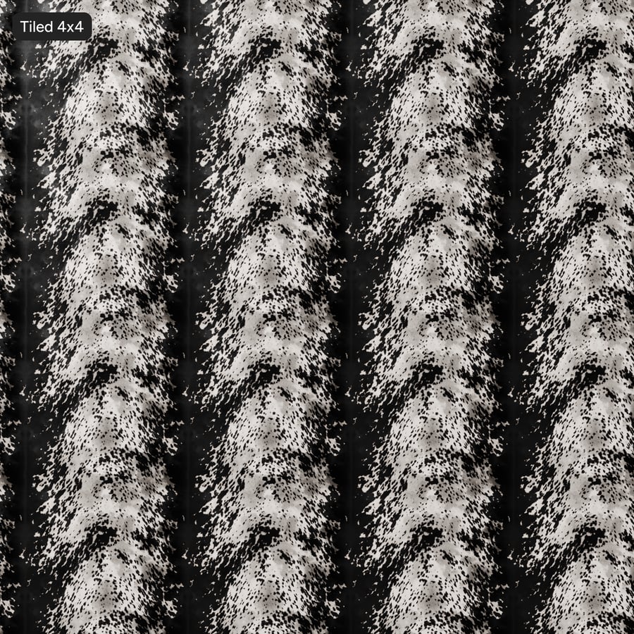 Cowhide Suede Texture, Black
