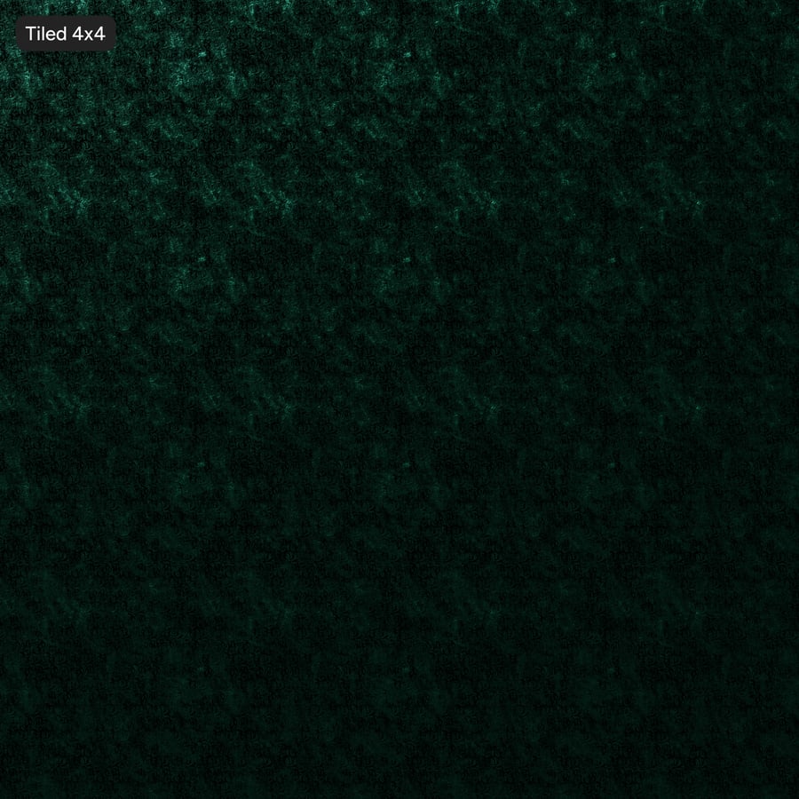 Embossed Leaves Velvet Texture, Green
