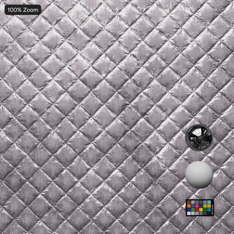 Velluto trapuntato, grigio