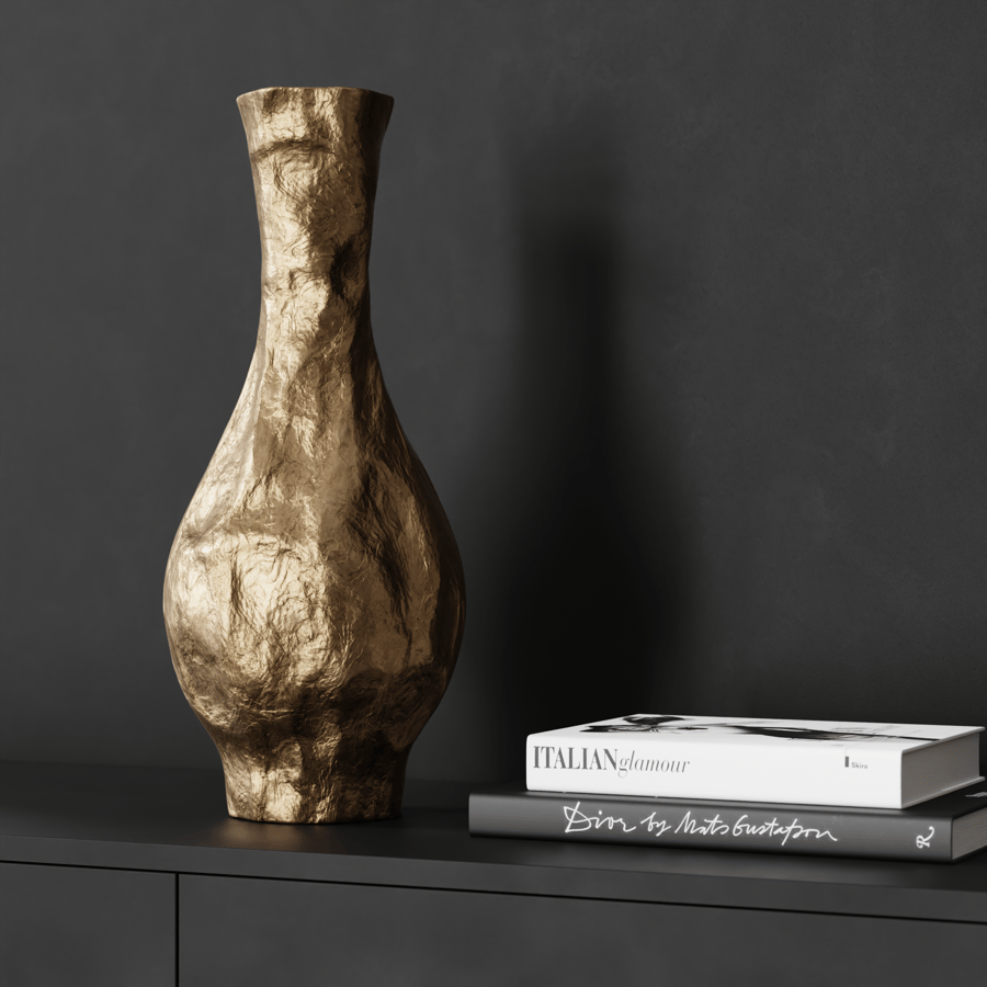 Tekstur Logam Perunggu Cor Metallic