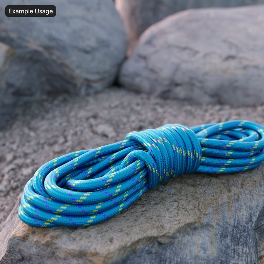 Tekstur Tali Pendakian, Biru