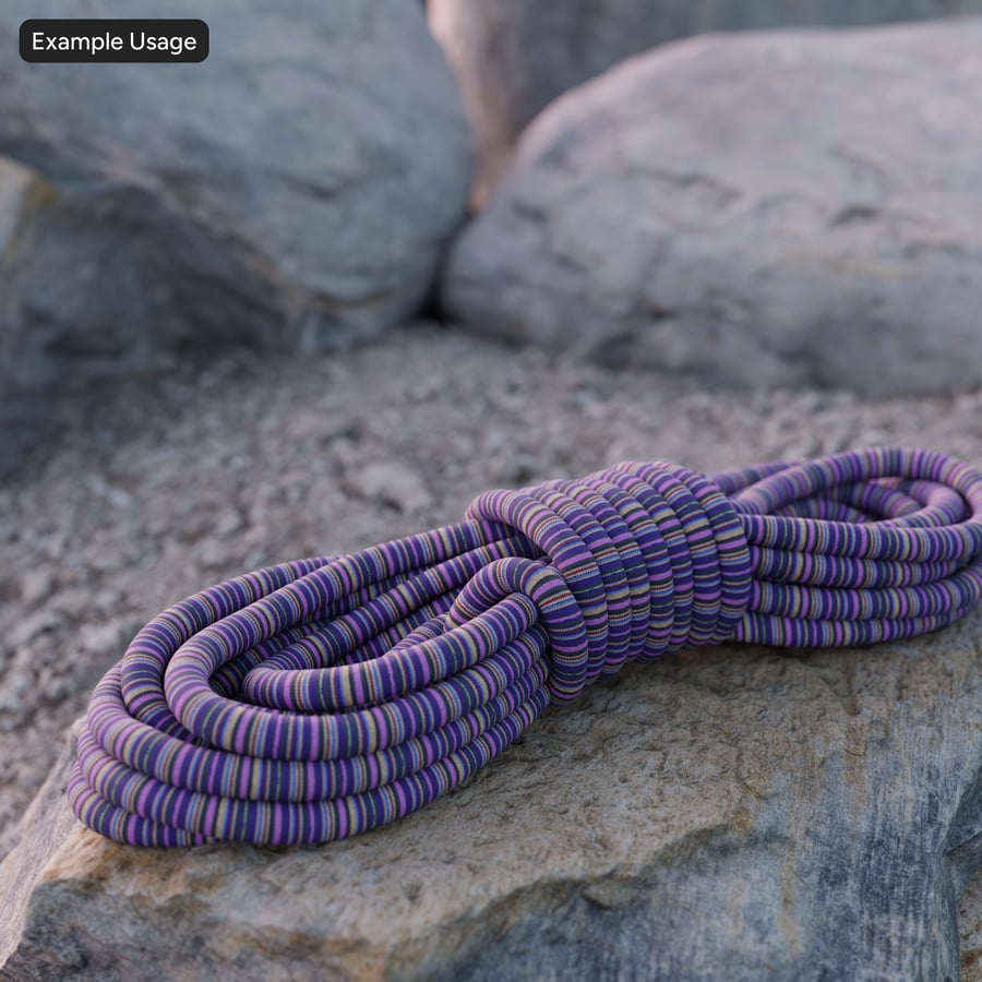 Multicolored Cloth Rope Cord Texture, Purple