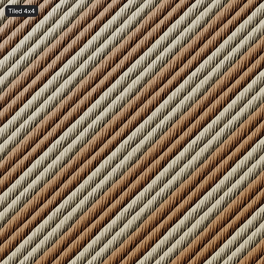Cordón Envuelto Textura, Marrón