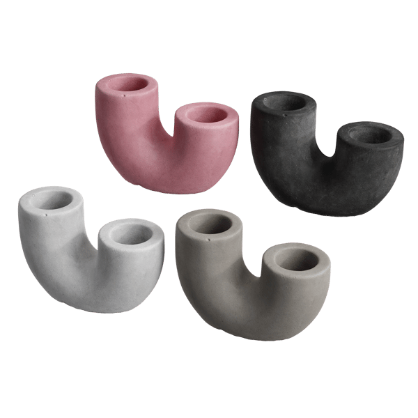 Modelos de castiçais para tubos de betão