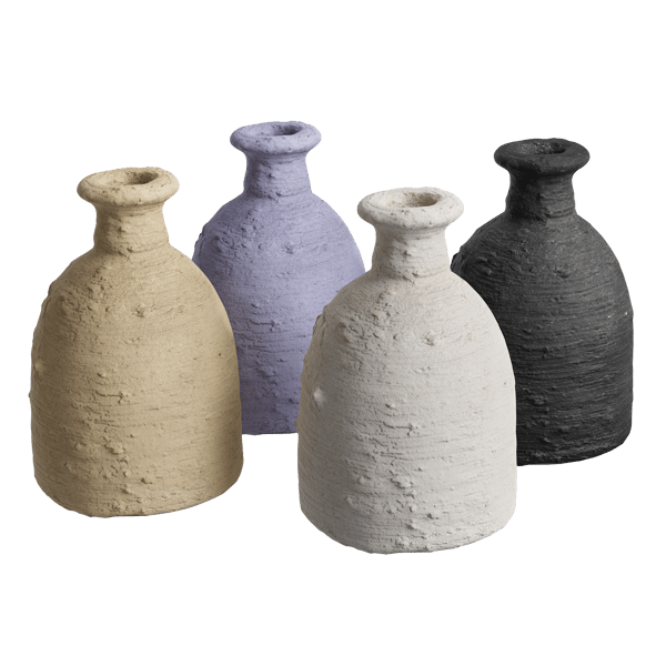 Rustikale Keramikvase in Kolbenform Modelle