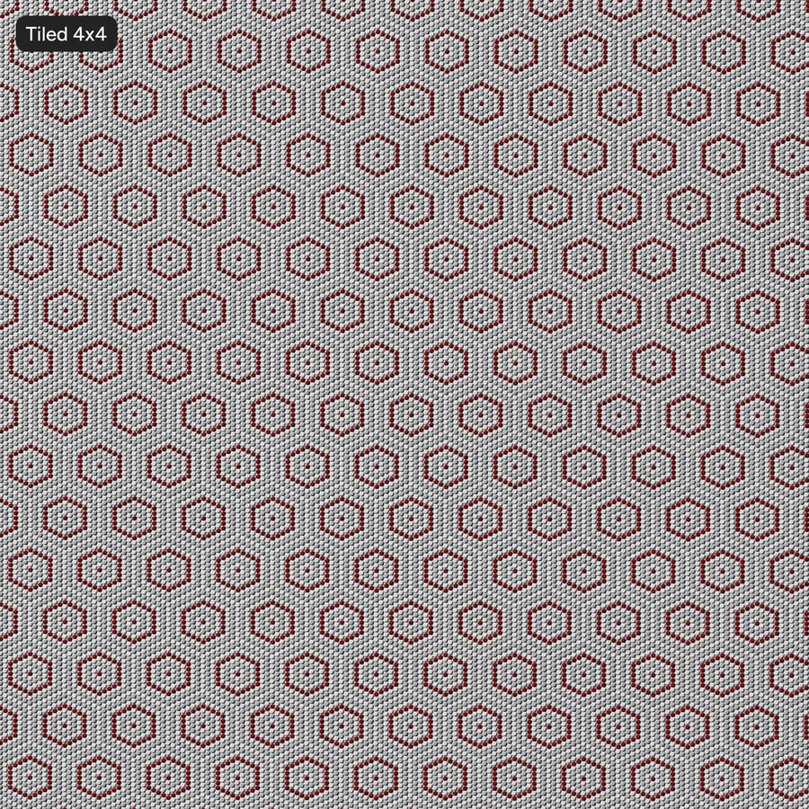 Керамическая глянцевая плитка Penny Round Texture, белый шестиугольник