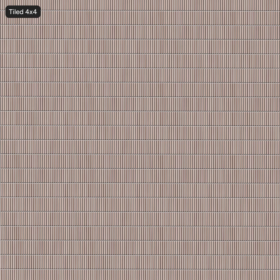Yubi Keramisk blank kakelstruktur, rosa