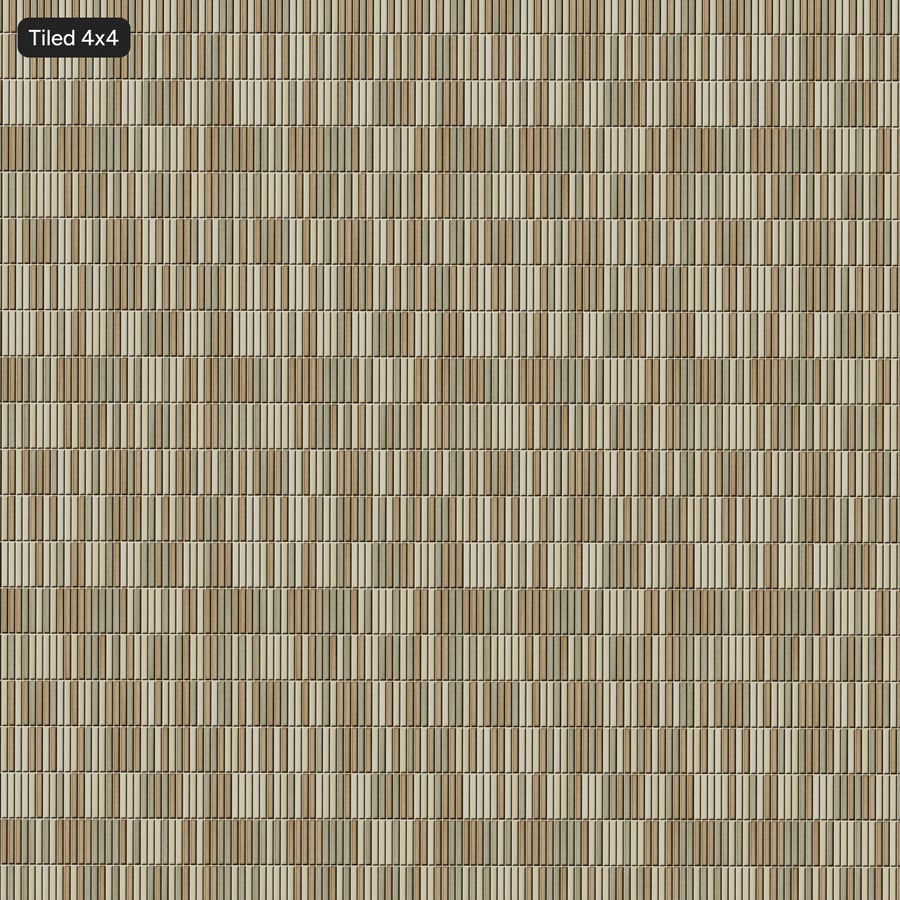 Yubi Ceramic Glossy Tile Texture, Beige