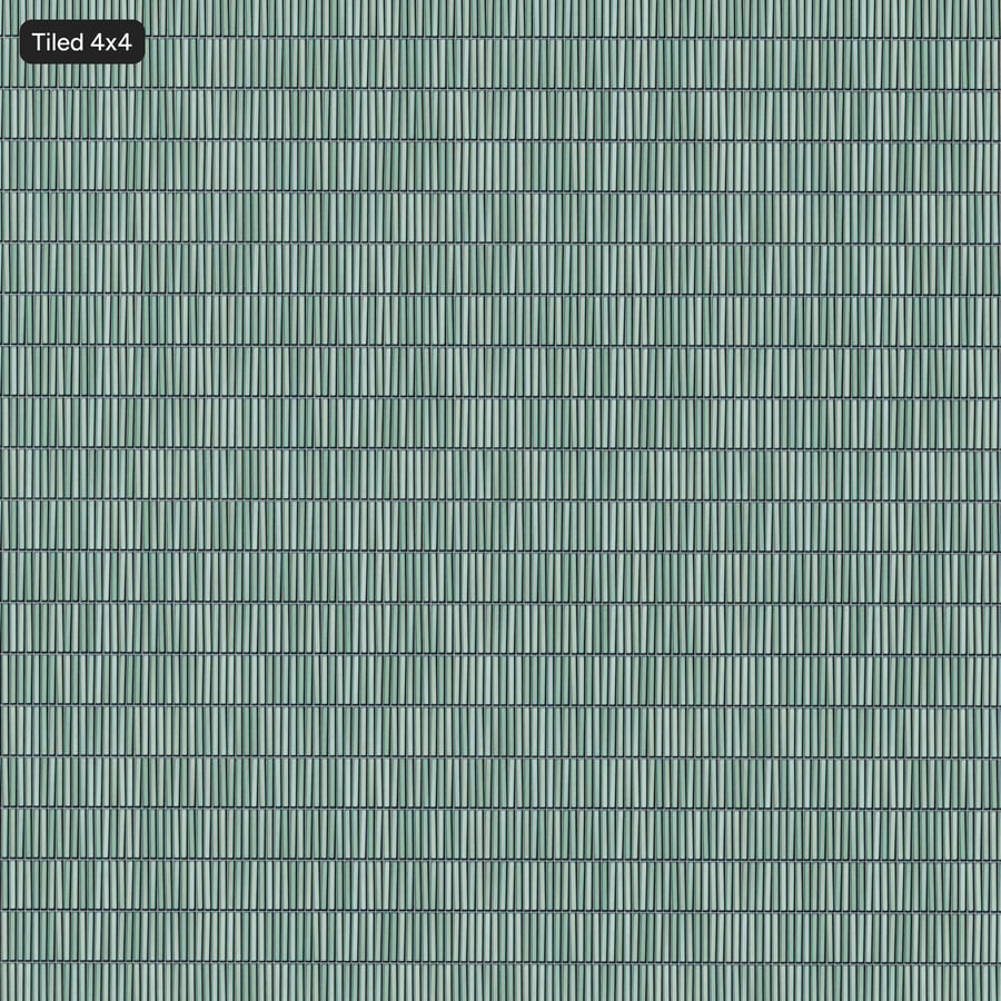 Yubi Keramische glanzende tegelstructuur, Green Haze