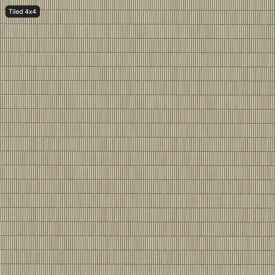 Yubi Ceramic Glossy Tile Texture, Beige