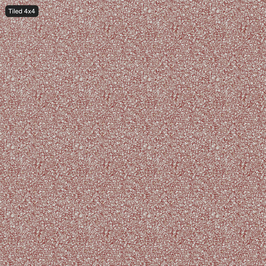 Duże chipsy Strawberry Terrazzo Texture, czerwone
