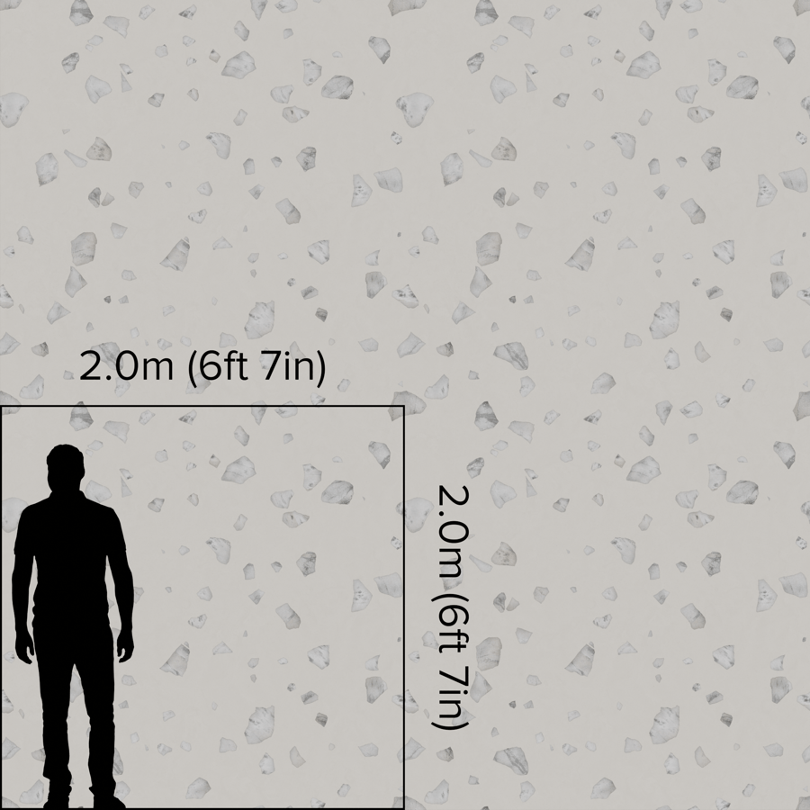Grande Chips Shoreline Terrazzo Texture, Beige
