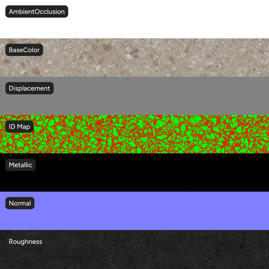 Textura Boho Terrazzo salpicada, bege