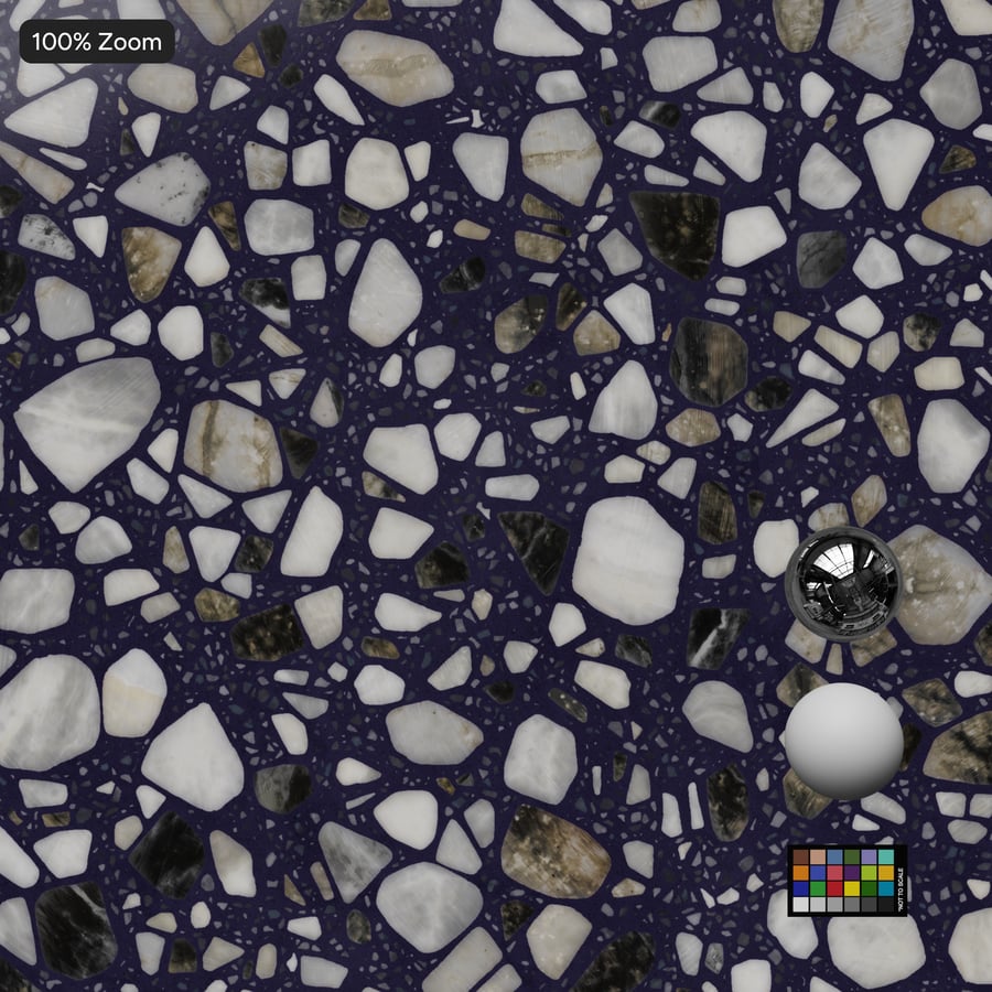Speckled Nebula Terrazzo Texture, Purple