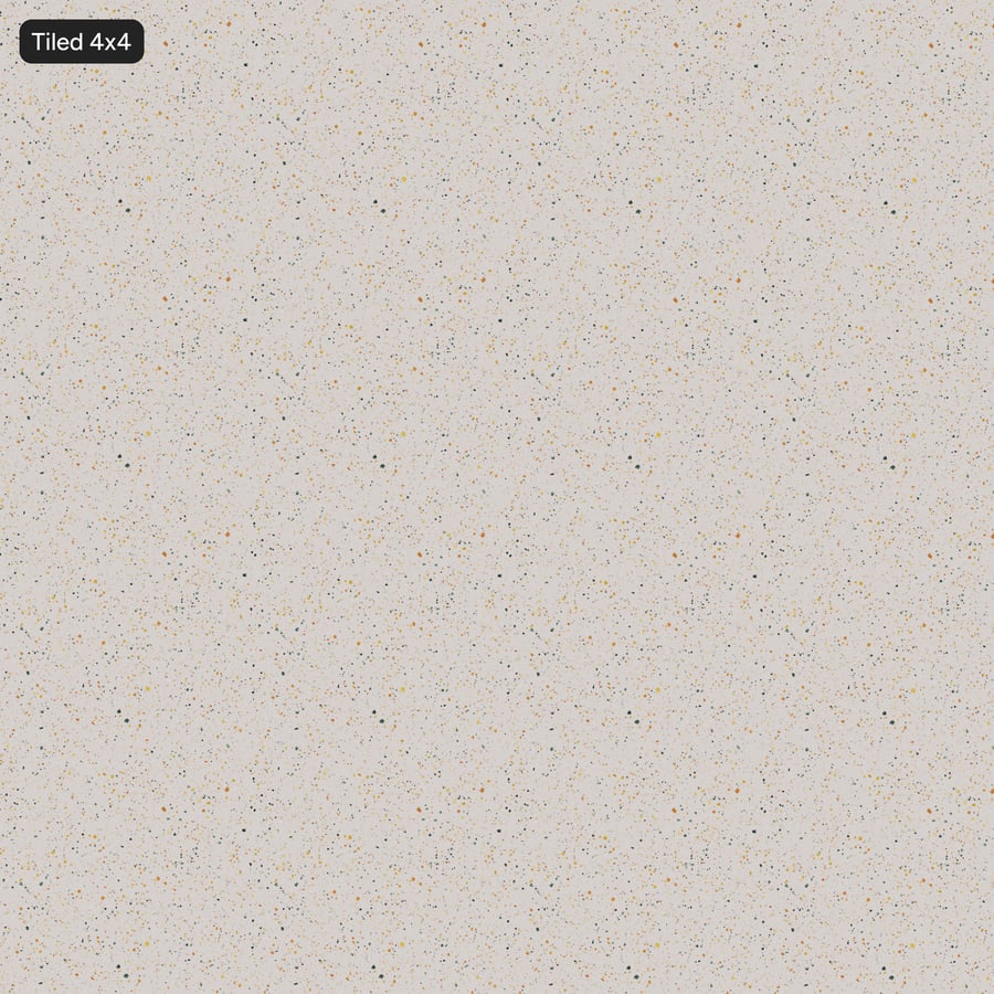 Gesprenkelte pastellfarbene Regenbogen-Terrazzo-Struktur, weiß