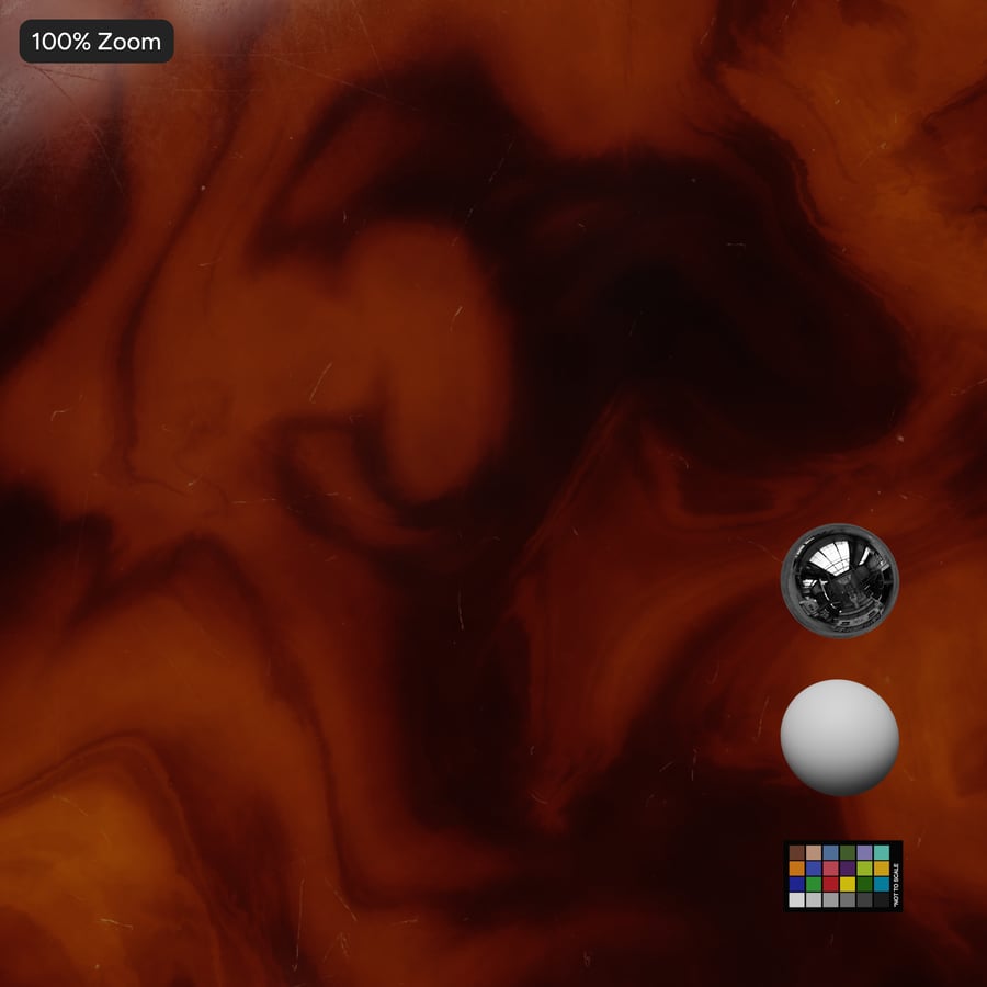 Texture vorticosa in plastica bachelite, marrone