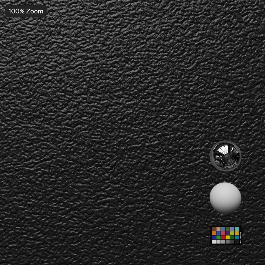 Rough Grain Mold Plastic Texture, Black
