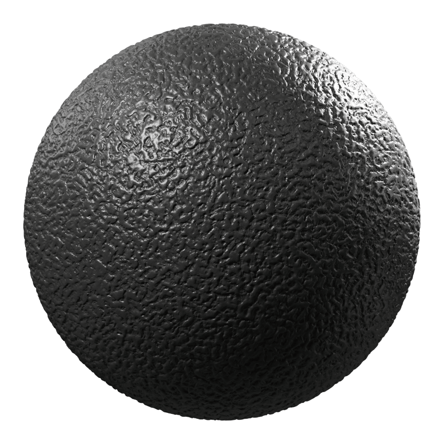 Grain Mold Plastic Texture, Black