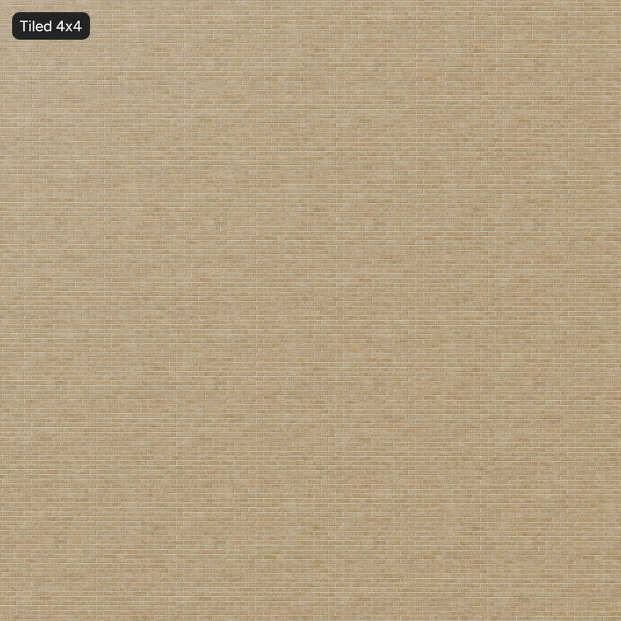 Aggregate Dragfaced Running Bond Brick Wall Texture, Beige