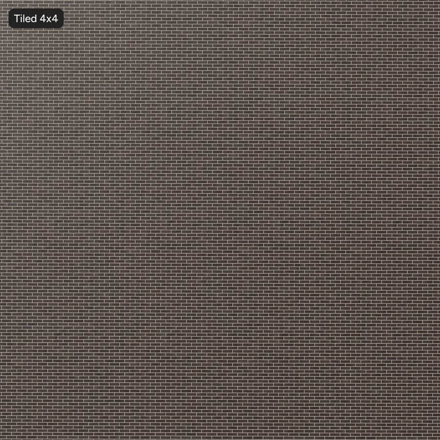 Dragfaced Running Bond Brick Wall Texture, Gray